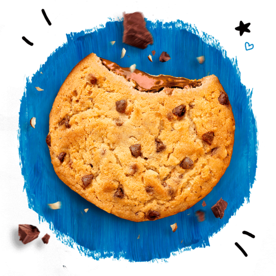 Nos super cookies cœur fondant !