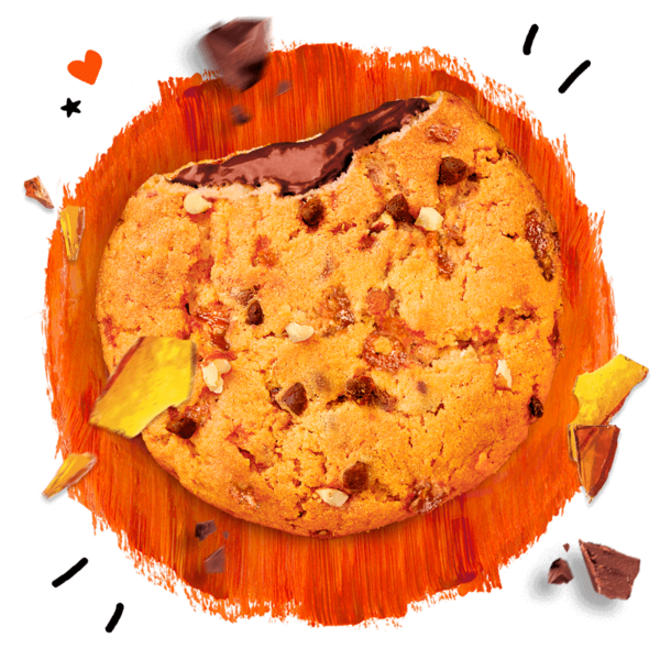 Nos super cookies cœur fondant !