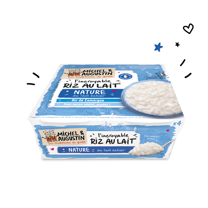 L'incroyable riz au lait nature - Michel et Augustin 107418