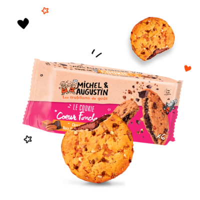 Nos super cookies cœur fondant !