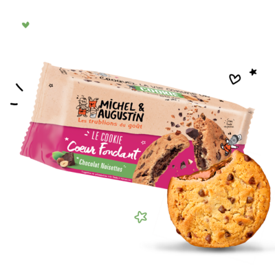 Nos super cookies cœur fondant !
