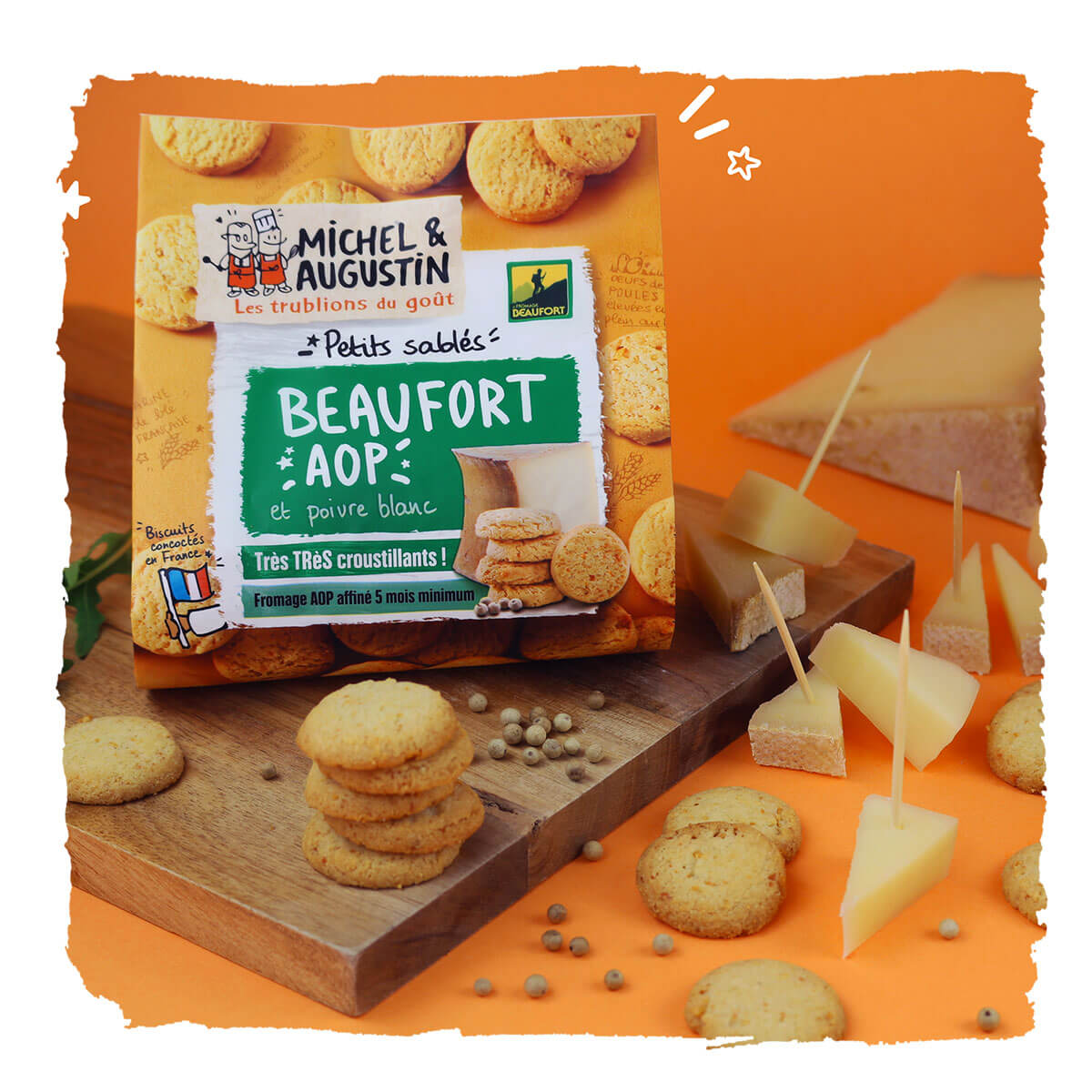 Acheter Michel et Augustin Petits beurre au maroilles et cumin, 100g