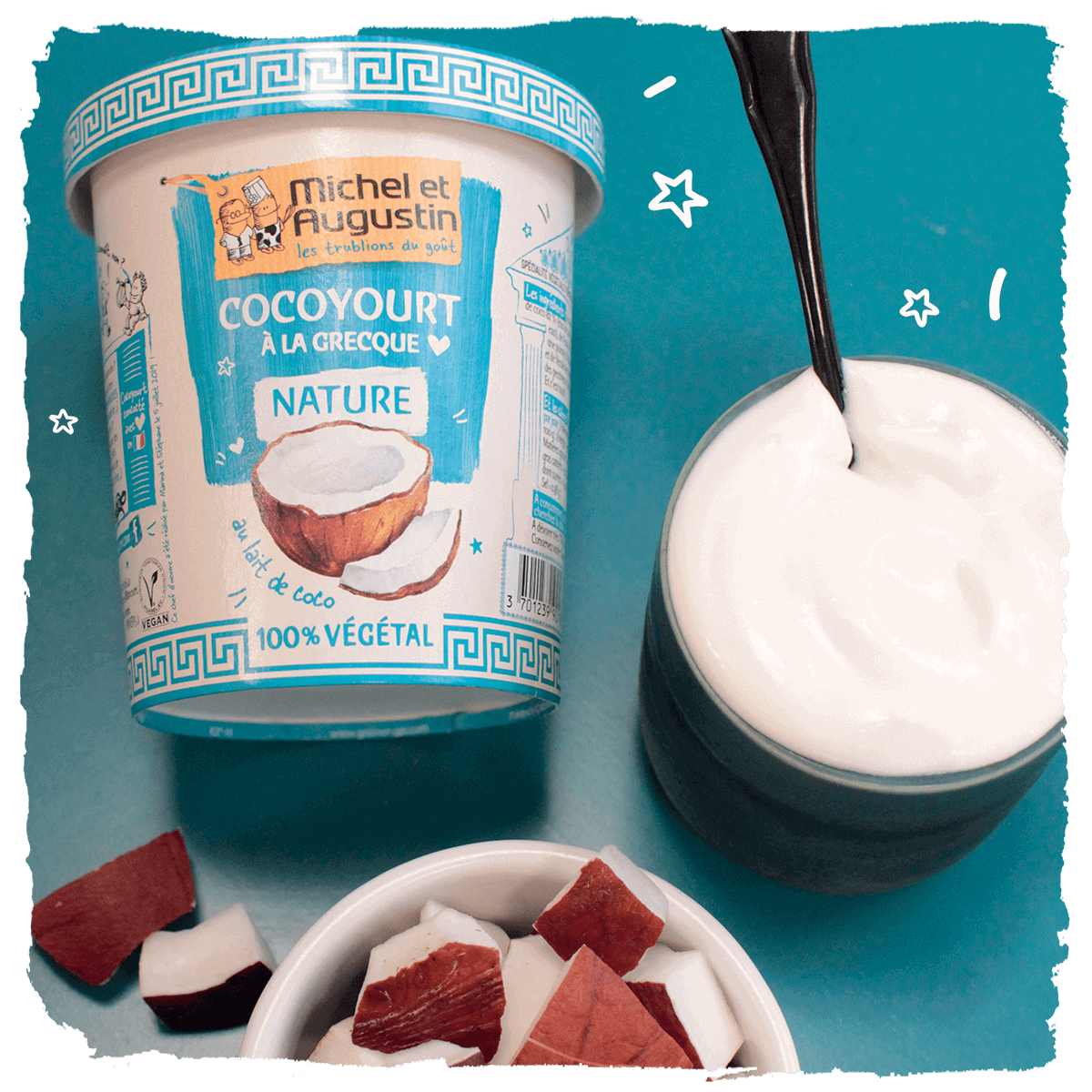 Nos Cocoyourts A La Grecque Vegan Au Bon Lait De Coco Michel Et