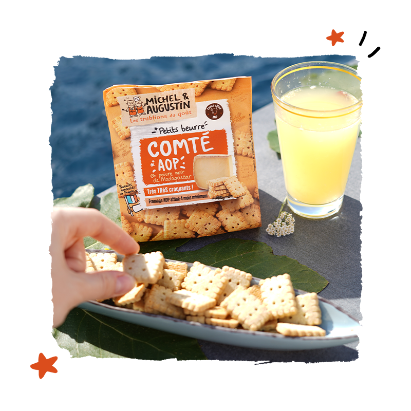 Biscuits apéritif au Comté 35gr - Produits secs - Acheter sur Le Pressoir  des Gourmands